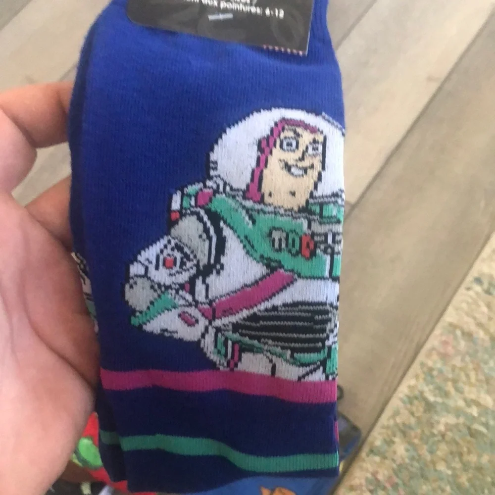 Disney Toy Story Character Socks Bundle